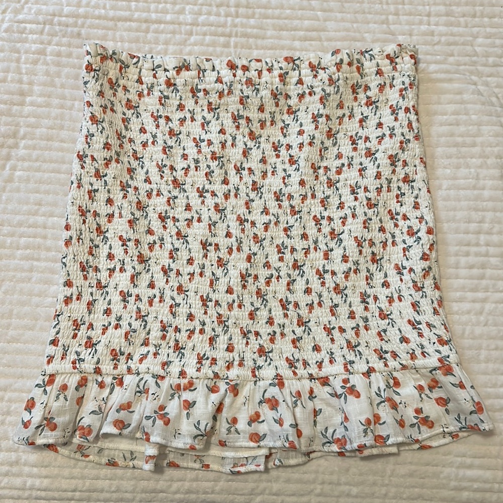 Abercrombie peach skirt/tube top